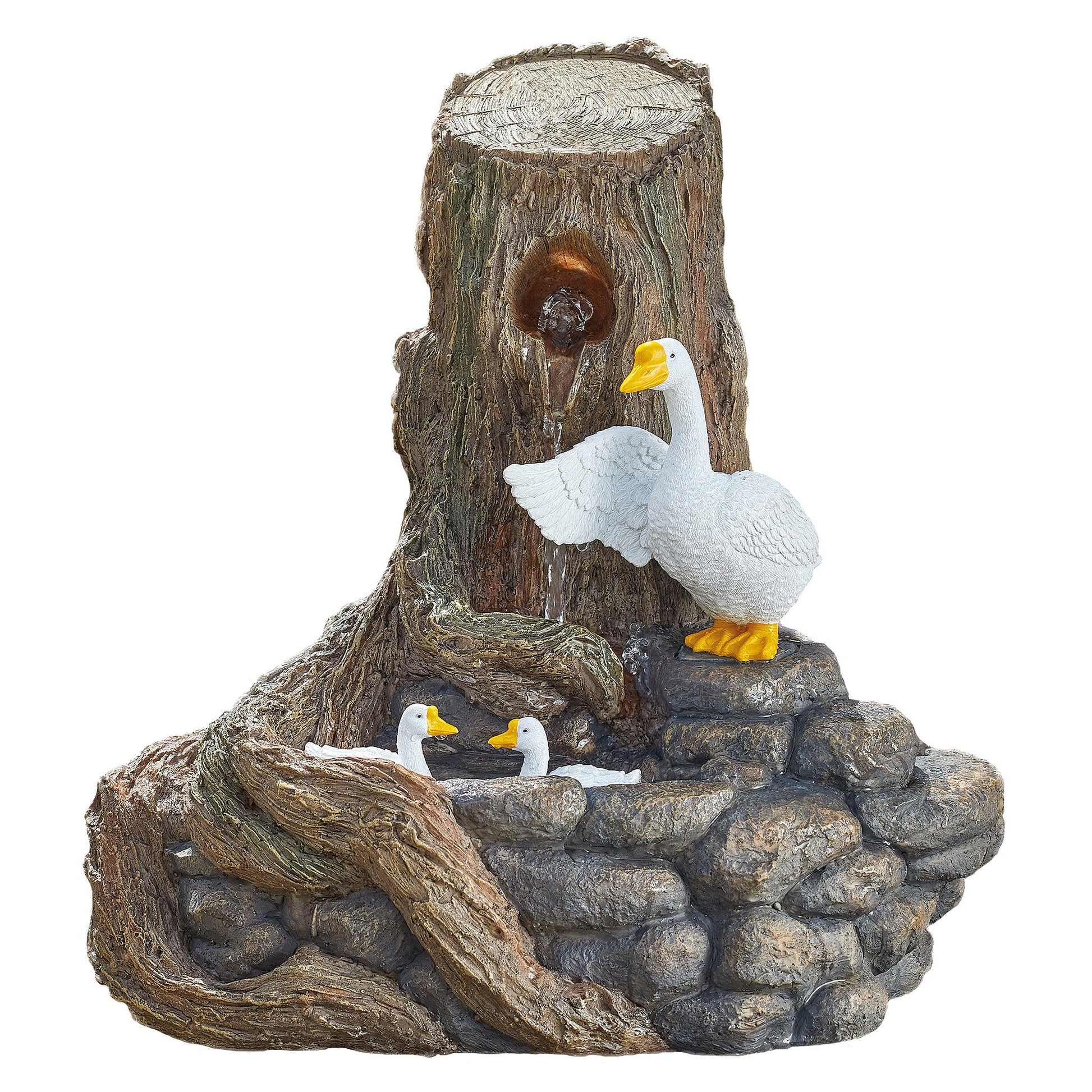 Smart Solar - Feather Falls Hybrid Solar Power Water Feature - Image 1