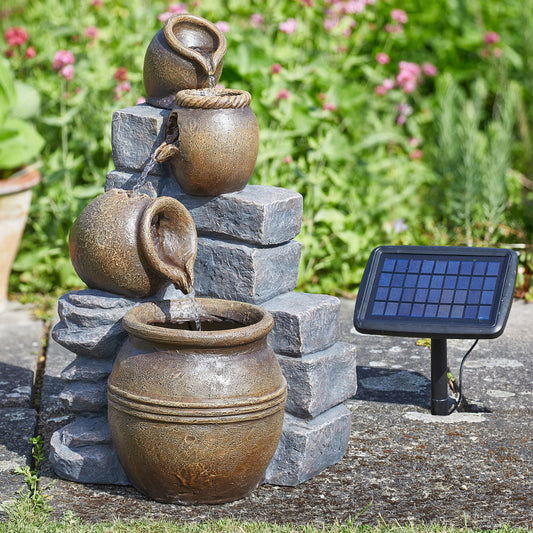 Smart Solar - Pot Fallls Hybrid Solar Power Water Feature - Image 2