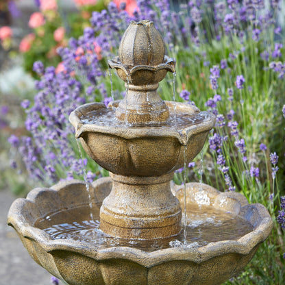 Smart Solar - Kingsbury 3 Tier Hybrid Solar Fountain - Image 3
