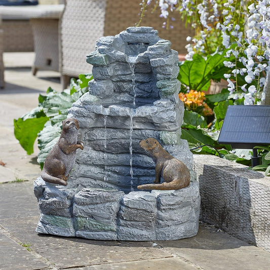Smart Garden Products SMW107 Otter Falls Hybrid Solar Power Water Feature Picture 2 22c529c7 c09a 42fb 9fa3 193f27a7d628
