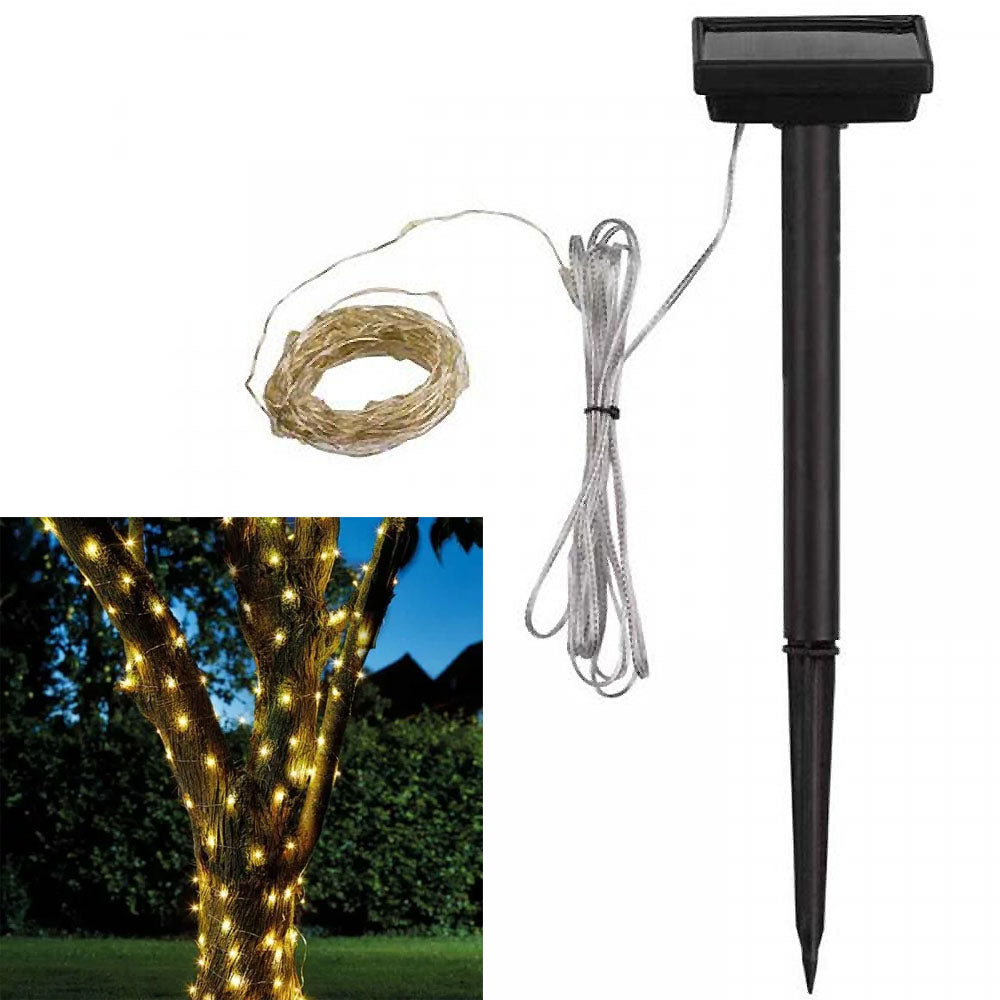 Smart Solar - Solar Powered Firefly String Lights - Warm White - 100 LEDs - Image 1