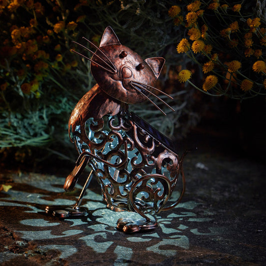 Smart Solar - Metal Solar Silhouette Cat - Image 3