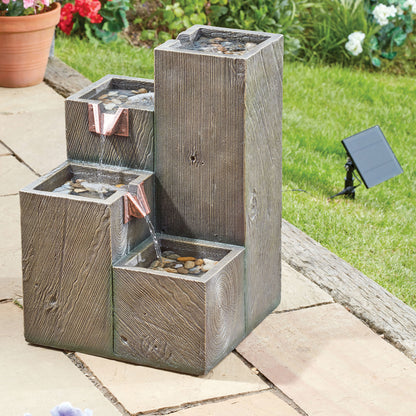 Smart Solar - Quad Hybrid Solar Water Feature - Picture 1