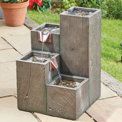 Smart Solar - Quad Hybrid Solar Water Feature - Picture 2