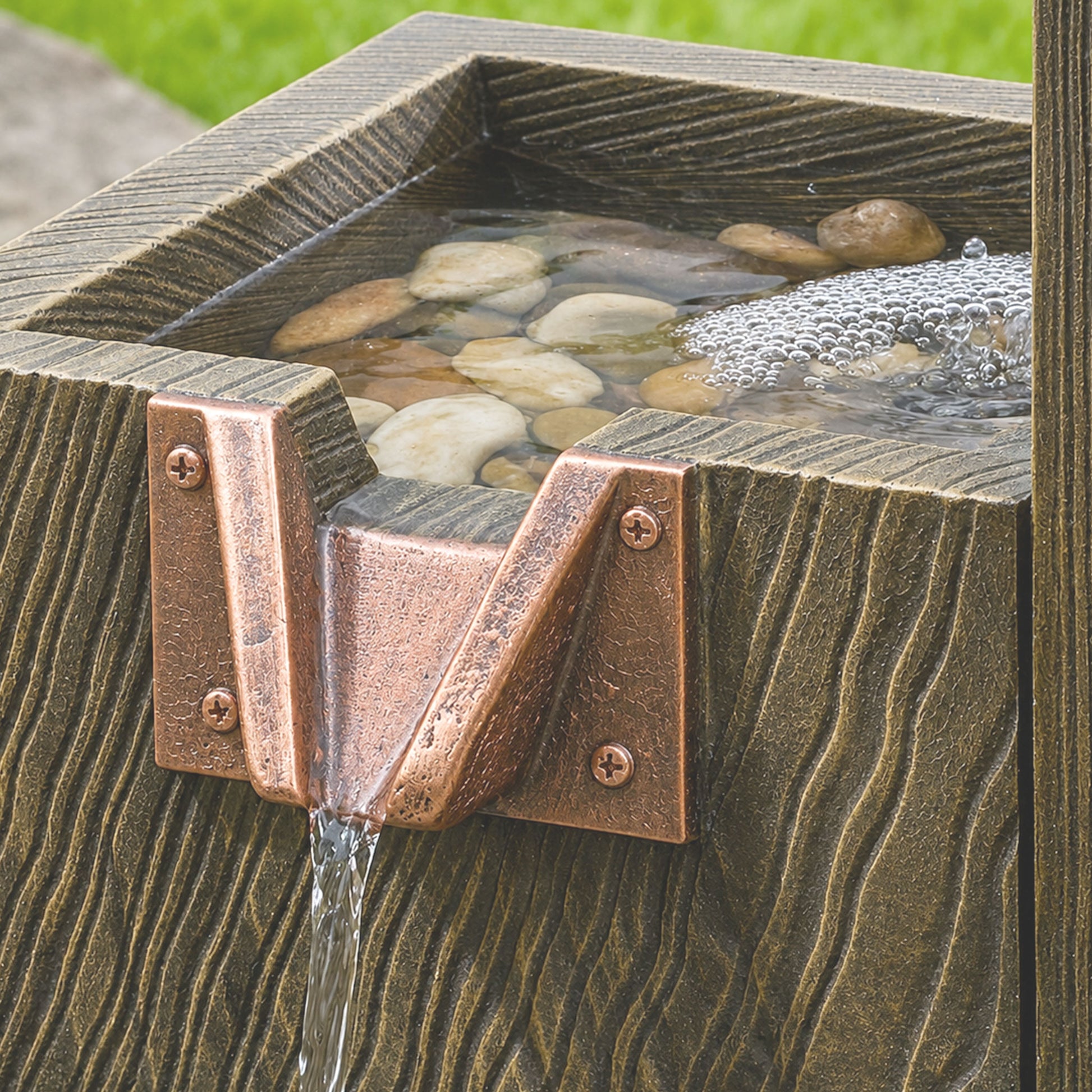 Smart Solar - Quad Hybrid Solar Water Feature - Picture 3