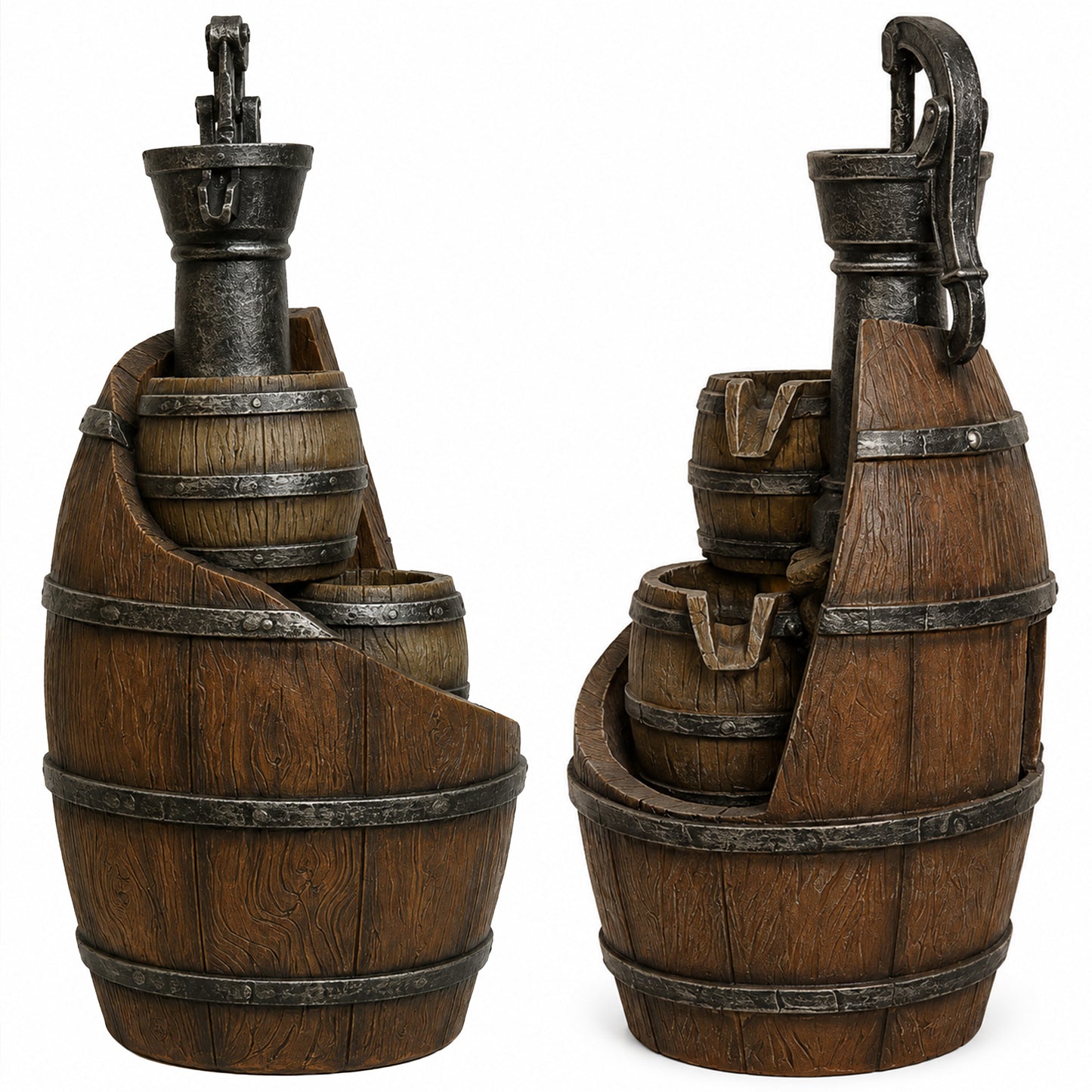 Smart Solar - Whisky  Barrels Solar Water Feature - Picture 4