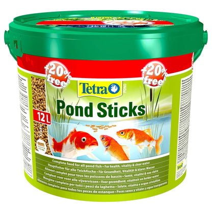 Tetra - Floating Pond Sticks - 1.20 Kg (10L) Bucket + 20% Free - 1440g (12L) - Image 1