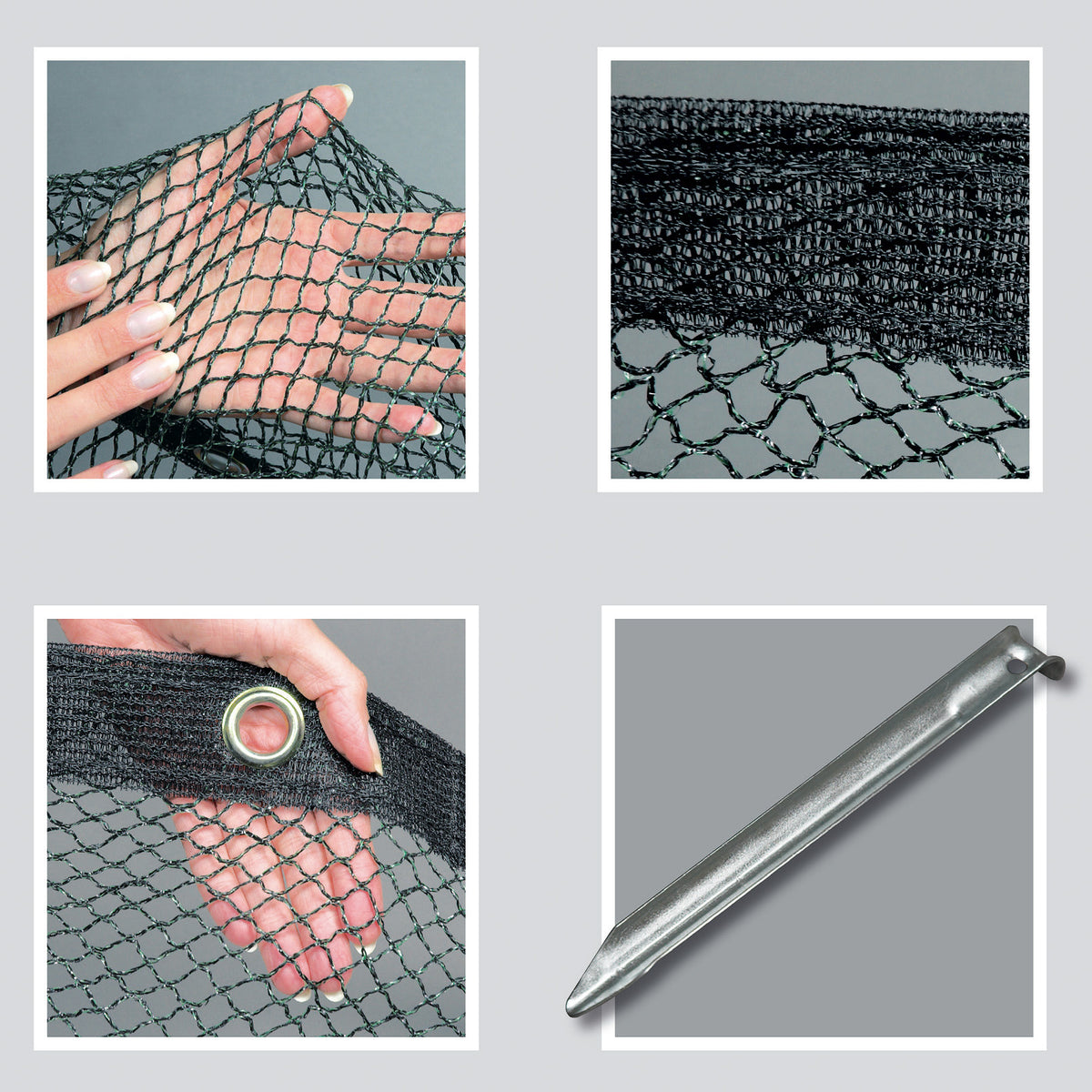 Velda VEA081 VEA084 Premium Cover Nets 2mx3m 4mx3m 6mx5m 6mx10m 1320560 1320562 1320564 1320566 Pic2