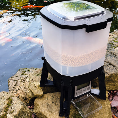 PondExpert Solar FoodFlinger Fish Feeder - Picture 1