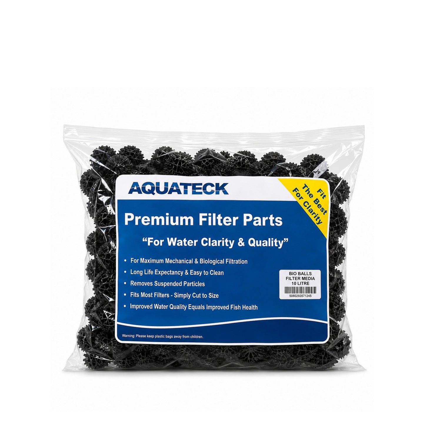Aquateck Bio Balls Filter Media - 10 litres