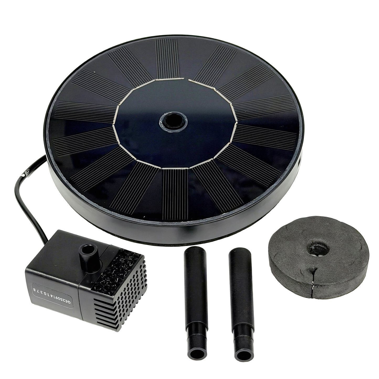 Replacement Smart Solar Upgraded - 4w Round Bird Bath Solar Pump and Panel Kit - 1260014-G