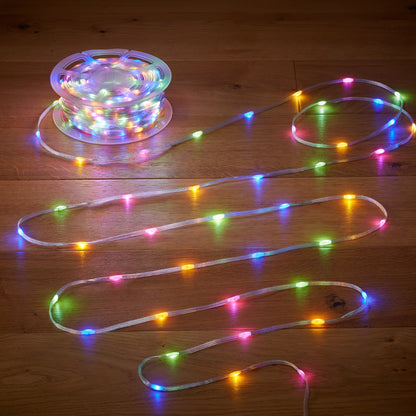 Smart Solar TwoTone Rechargeable String Lights - Multicoloured