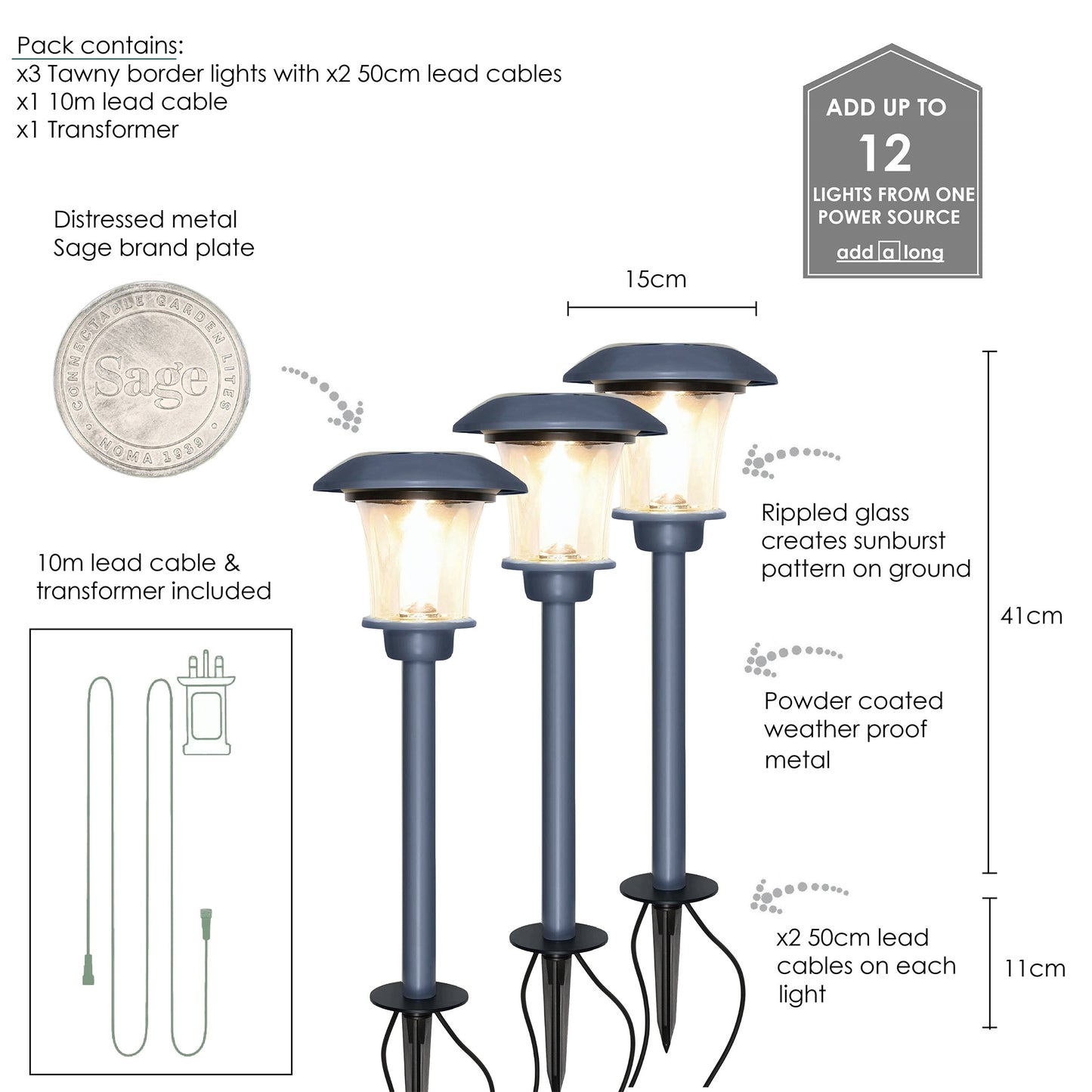 Noma - Tawny 3 Light Starter Set – Slate
